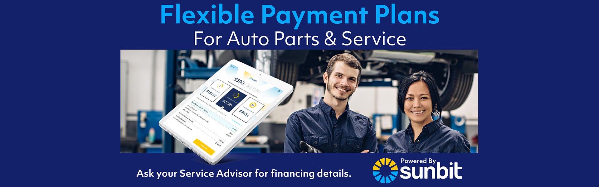 Service & Parts Financing Available